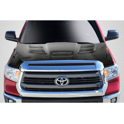 2014-2021 Toyota Tundra Carbon Creations Viper Look Hood - 1 Piece image - 1