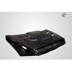 2014-2021 Toyota Tundra Carbon Creations Viper Look Hood - 1 Piece image - 3