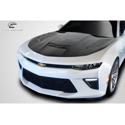 2016-2024 Chevrolet Camaro Carbon Creations TS-1 Hood - 1 Piece image - 2