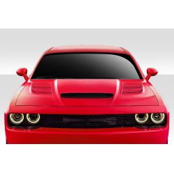 2008-2023 Dodge Challenger Duraflex Viper Look Hood - 1 Piece image - 1