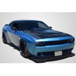 2008-2023 Dodge Challenger Carbon Creations Viper Look Hood - 1 Piece image - 1