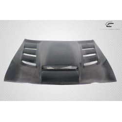 2008-2023 Dodge Challenger Carbon Creations Viper Look Hood - 1 Piece image - 7