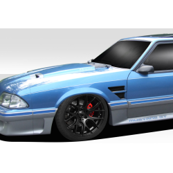 1987-1993 Ford Mustang Duraflex D1 Front Fenders - 2 Piece image - 1