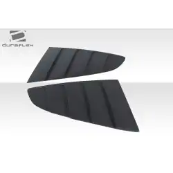2015-2023 Ford Mustang CVX Rear Window Scoops Louvers - 2 Piece (S) image - 1