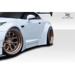 2009-2021 Nissan GT-R R35 Duraflex LBW Rear Fender Flares - 4 Piece image - 3