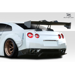 2009-2016 Nissan GT-R R35 Duraflex LBW Rear Diffuser / Splitters - 3 Piece image - 3