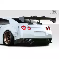 2009-2016 Nissan GT-R R35 LBW Rear Diffuser / Splitters - 3 Piece image - 7