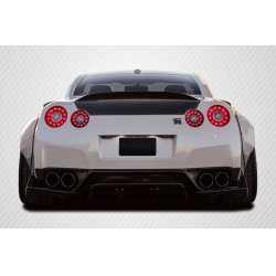 2009-2016 Nissan GT-R R35 Carbon Creations LBW Rear Diffuser / Splitters - 3 Piece image - 1
