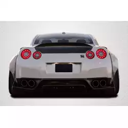 2009-2016 Nissan GT-R R35 LBW Rear Diffuser / Splitters - 3 Piece image - 1