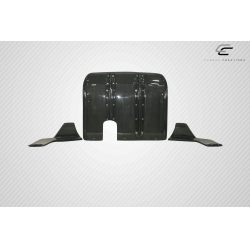 2009-2016 Nissan GT-R R35 Carbon Creations LBW Rear Diffuser / Splitters - 3 Piece image - 5
