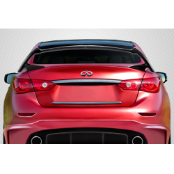 2014-2023 Infiniti Q50 Carbon Creations Impulse Rear Wing Spoiler - 1 Piece image - 1