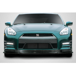 2012-2016 Nissan GT-R R35 Carbon Creations HK Front Lip Spoiler - 1 Piece image - 1