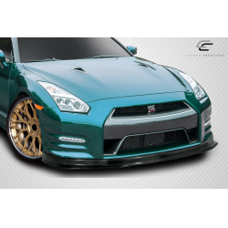 2012-2016 Nissan GT-R R35 Carbon Creations HK Front Lip Spoiler - 1 Piece image - 2