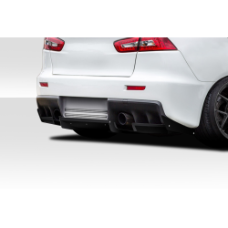2008-2015 Mitsubishi Lancer Evolution 10 Duraflex VR-S Rear Diffuser - 1 Piece image - 1
