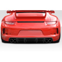 2012-2015 Porsche 911 Carrera 991 Eros GT3 Look Rear Bumper ( includes reflectors ) - 2 Piece image - 1