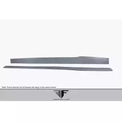 2014-2020 BMW 4 Series F32 AF-1 Wide Body Side Spliters ( GFK ) - 2 Piece ( Must be used with Couture M Sport Look Side Skirts ) (S) image - 1
