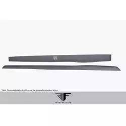 2014-2020 BMW 4 Series F32 AF-1 Wide Body Side Spliters ( GFK ) - 2 Piece ( Must be used with Couture M Sport Look Side Skirts ) (S) image - 4
