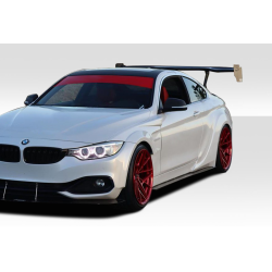 2014-2020 BMW 4 Series F32 AF-1 Wide Body Side Spliters ( GFK ) - 2 Piece ( Must be used with Couture M Sport Look Side Skirts ) (S) image - 1