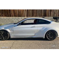 2014-2020 BMW 4 Series F32 AF-1 Wide Body Side Spliters ( GFK ) - 2 Piece ( Must be used with Couture M Sport Look Side Skirts ) (S) image - 3