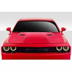 2008-2023 Dodge Challenger SRT Look Hood - 1 Piece image - 1
