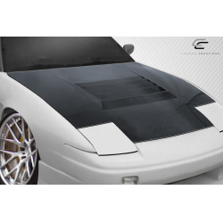 1989-1994 Nissan 240SX S13 Carbon Creations D-1 Hood - 1 Piece image - 2