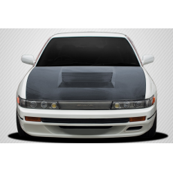 1989-1994 Nissan Silvia S13 Carbon Creations D-1 Hood - 1 Piece image - 1
