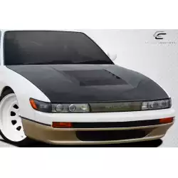 1989-1994 Nissan Silvia S13 D-1 Hood - 1 Piece image - 6