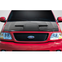 1997-2003 Ford F-150 / F-250 / 1997-2002 Ford Expedition Carbon Creations CVX Version 3 Hood - 1 Piece image - 1