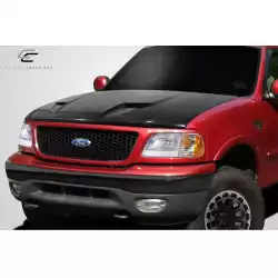 1997-2003 Ford F-150 / F-250 / 1997-2002 Ford Expedition CVX Version 3 Hood - 1 Piece image - 8