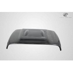 1997-2006 Jeep Wrangler Carbon Creations Heat Reduction Hood (fits all models without highline fenders) - 1 Piece image - 4
