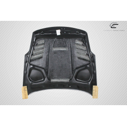 2003-2006 Nissan 350Z Z33 Carbon Creations Vader Hood - 1 Piece image - 6