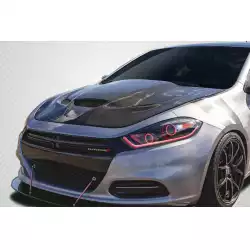 2013-2016 Dodge Dart Hellcat Look Hood - 1 Piece image - 1