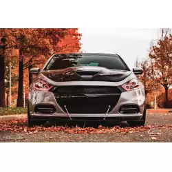 2013-2016 Dodge Dart Hellcat Look Hood - 1 Piece image - 4