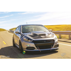 2013-2016 Dodge Dart Carbon Creations Hellcat Look Hood - 1 Piece image - 6