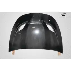 2013-2016 Dodge Dart Hellcat Look Hood - 1 Piece image - 14