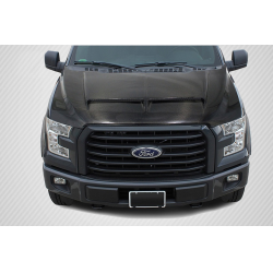 2015-2020 Ford F-150 Carbon Creations GT500 Hood - 1 Piece image - 1
