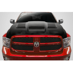 2009-2018 Dodge Ram 1500 Carbon Creations Viper Look Hood - 1 Piece image - 1