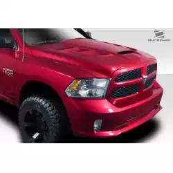 2009-2018 Dodge Ram 1500 Viper Look Hood - 1 Piece image - 7