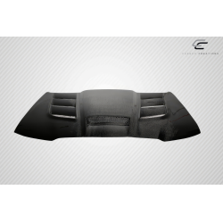 2005-2011 Toyota Tacoma Carbon Creations Viper Look Hood - 1 Piece image - 4