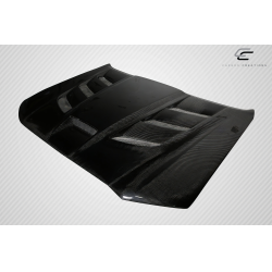2012-2015 Toyota Tacoma Carbon Creations Viper Look Hood - 1 Piece image - 6