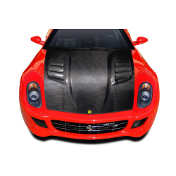 2006-2012 Ferrari 599 Carbon AF-1 Race Hood ( CFP ) - 1 Piece image - 1