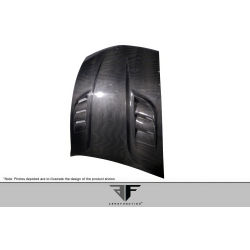 2006-2012 Ferrari 599 Carbon AF-1 Race Hood ( CFP ) - 1 Piece image - 3