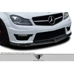 2012-2014 Mercedes C63 W204 Carbon AF-1 Front Spoiler ( CFP ) - 1 Piece image - 6