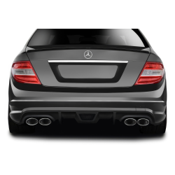 2008-2011 Mercedes C Class W204 / C63 AF-1 Rear Diffuser ( GFK ) - 1 Piece image - 1