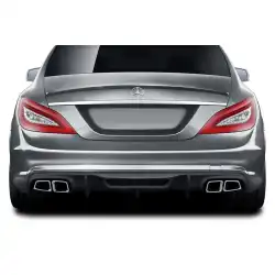 2012-2018 Mercedes W218 CLS63 AF-1 Rear Diffuser ( GFK ) - 1 Piece image - 1