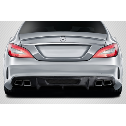 2012-2018 Mercedes W218 CLS63 Carbon AF-1 Rear Diffuser ( CFP ) - 1 Piece image - 1