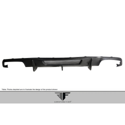 2012-2018 Mercedes W218 CLS63 Carbon AF-1 Rear Diffuser ( CFP ) - 1 Piece image - 3