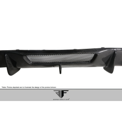2012-2018 Mercedes W218 CLS63 Carbon AF-1 Rear Diffuser ( CFP ) - 1 Piece image - 4