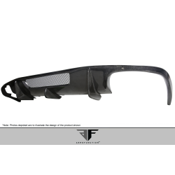 2012-2018 Mercedes W218 CLS63 Carbon AF-1 Rear Diffuser ( CFP ) - 1 Piece image - 7