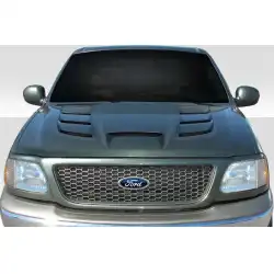 1997-2003 Ford F-150 1997-2002 Expedition Viper Look Hood - 1 Piece image - 1